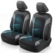GIANT PANDA front packaging showing included covers and headrests, promoting convenience