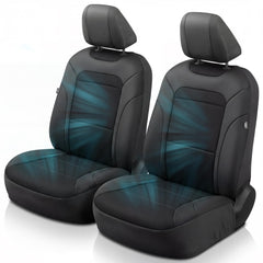 GIANT PANDA front seat cover displayed flat showing fit and style benefit
