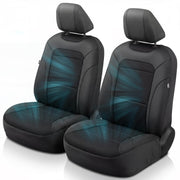 GIANT PANDA front seat cover full view showing fit and protection