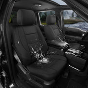 GIANT PANDA front seat covers fitted on a truck protecting upholstery