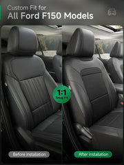 GIANT PANDA headrest cover detail highlighting neat fit and comfort