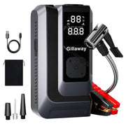 Gillaway front packaging showing product features and compact design benefit