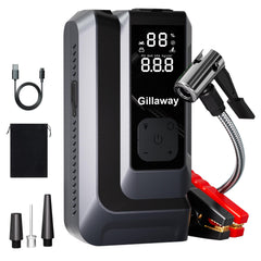 Gillaway front packaging showing product features and compact design benefit