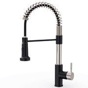 GIMILI faucet front view nickel black showing modern styling and easy control