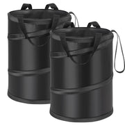 Ginsco front view hanging car trash can keeps cabin tidy