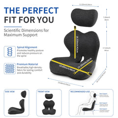 GKTKG side profile showing ergonomic contour and stable posture benefit
