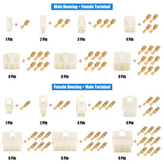 Glarks parts neatly organized in transparent box — quick identification