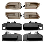 Gledewen front passenger outside handle showing smooth black finish and improved durability