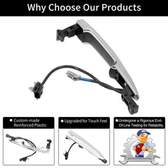 Gledewen installed on a Nissan Sentra driver side demonstrating direct-fit replacement