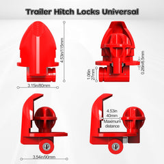 Glieskir lock installed on trailer coupler demonstrating secure fit for peace of mind