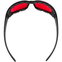 Global Vision rubber earpad detail preventing slippage during activity