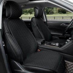 Gloserin front seat cover front view showing clean protection and sleek look