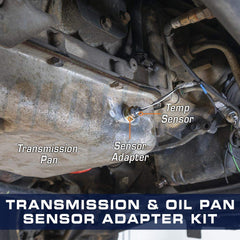 GlowShift kit laid out with plug, washer, nut and instructions, simplifies installation benefit