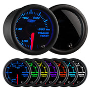 GlowShift front view gauge showing clear dial for quick temperature reading