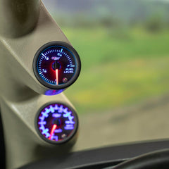 GlowShift side shot of aluminum housing demonstrating durable construction benefit