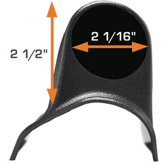 GlowShift installed in vehicle on A-pillar showing neat gauge placement and visibility
