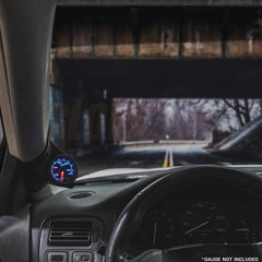 GlowShift side profile of pillar pod demonstrating low-profile fit and smooth contour