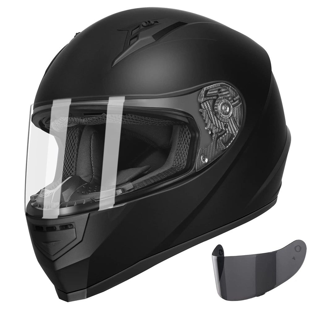GLX GX11 front view with tinted visor for glare reduction and improved focus