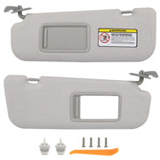 GlymXia paired sun visors front view showing exact fit and clean finish