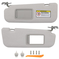 GlymXia paired sun visors front view showing exact fit and clean finish