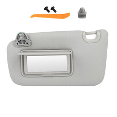 GlymXia left sun visor front view showing fit and finish benefit