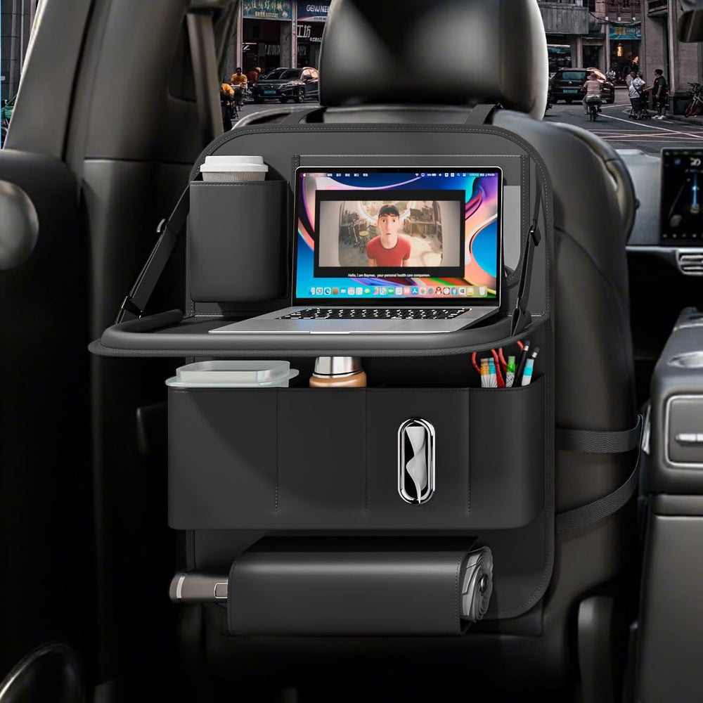 GMQ front view showing full organizer and benefit of neat vehicle storage