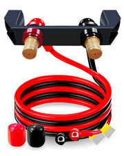 GMURA front-mounted remote posts on UTV for easy charging access