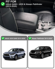 GNATIN installed on Infiniti QX60 console providing neat, protected look