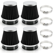 GoaMotors front view of 54mm pod filters showing design and fit benefit