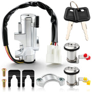 GoaMotors ignition and door cylinder kit front view showing components and benefits