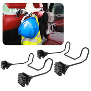 GODLIY front view of dual-hook headrest hanger showing sturdy construction and mounting benefit