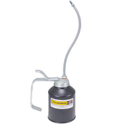 Goldenrod front view showing compact 12 oz oiler and durable finish for easy storage