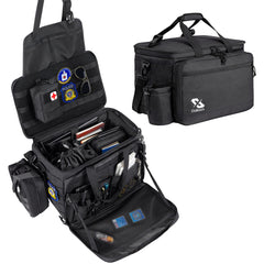 Golkcurx front view showing bag silhouette and secure closure for easy access
