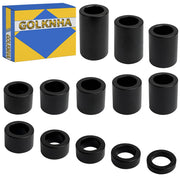 GOLKNHA front view of 13-piece spacer kit showing organized sizes and finish benefit