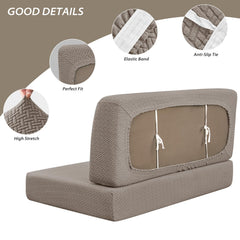 Gollense backrest cover elastic detail illustrating secure fit and reduced shifting during travel
