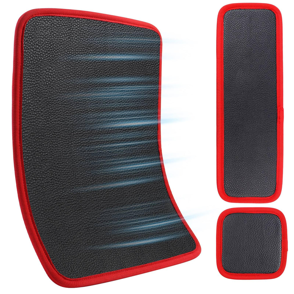 Goneky front view of red magnetic tool mat set showing organized tools and quick access