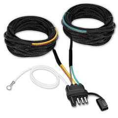 Gonice front 4-way flat connector showing secure plug and easy hookup benefit