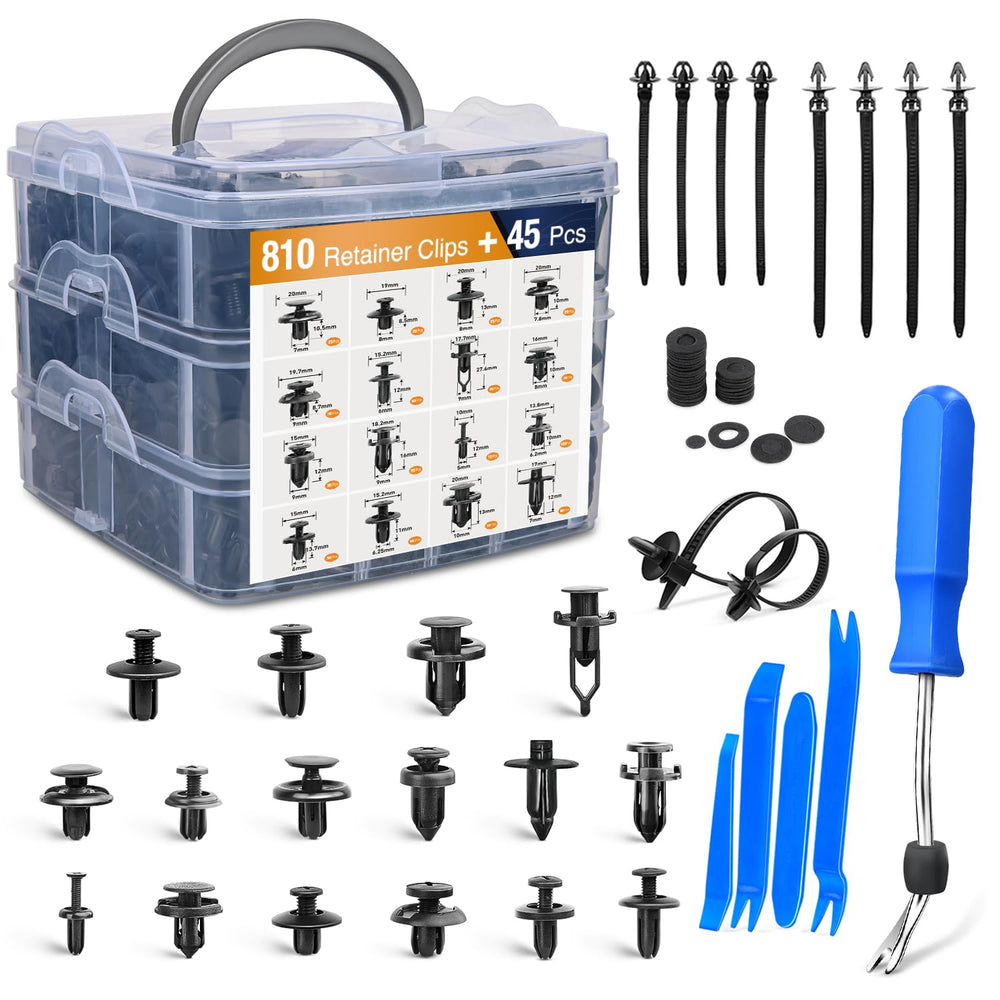 GOOACC front box organizer showing sorted fasteners for quick access and convenience