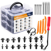 GOOACC front case showing 635-piece fastener assortment and organized compartments benefit fast selection