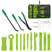 GOOACC front view of 19-piece kit in pouch showing complete set and organization