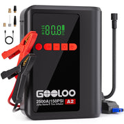 GOOLOO A2 front view showing compact design and controls for quick readiness