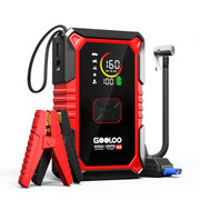 GOOLOO A5 front view showing compact 6-in-1 design and rugged housing for trunk storage