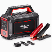GOOLOO GT Truck PRO front view showing rugged housing and ports for reliable starts