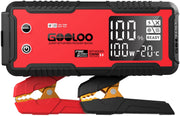 GOOLOO GT4000 front view showing rugged case and clear controls for reliable starts