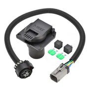 Goopool front connector view showing clean plug for quick trailer hookup