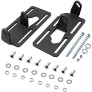 Goopool front view of motor mounts showing bracket alignment and stability