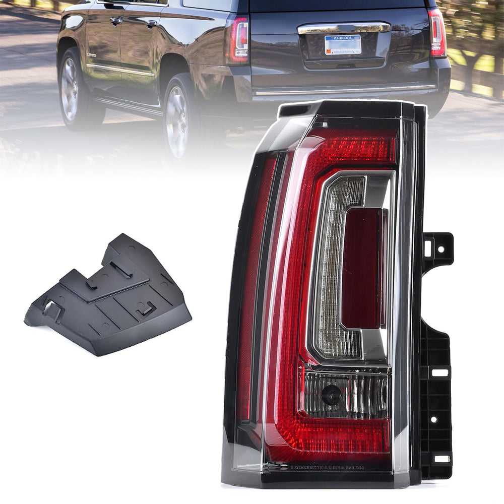 Goopool left tail light front view showing fit and finish