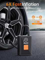GOSSLIZE LED display and buttons showing preset pressure for precise inflation benefit