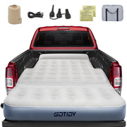 GOTIDY front view showing precise truck-bed fit and secure edges for stability