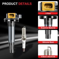 GPMMWPG iridium plug electrode detail for longer life and consistent spark performance